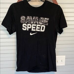 Nike Black Short Sleeve Tee Savage Speed